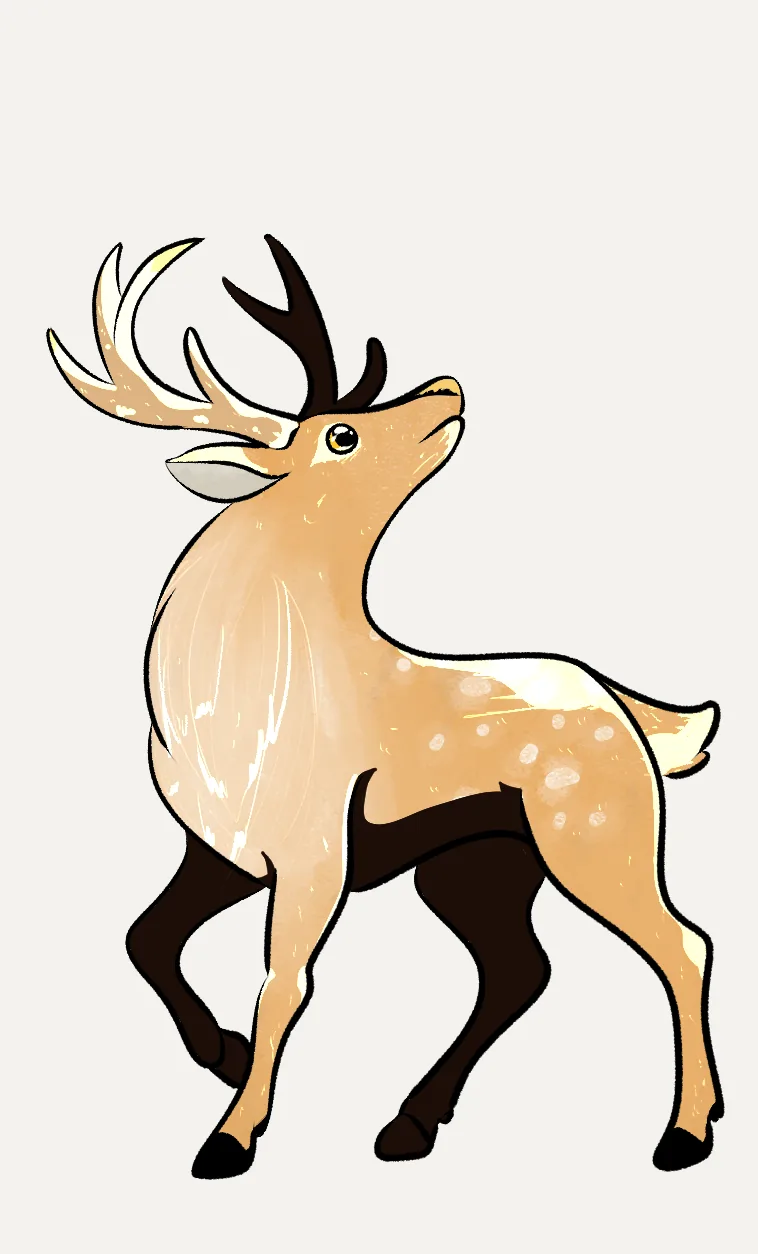 シカのイラスト